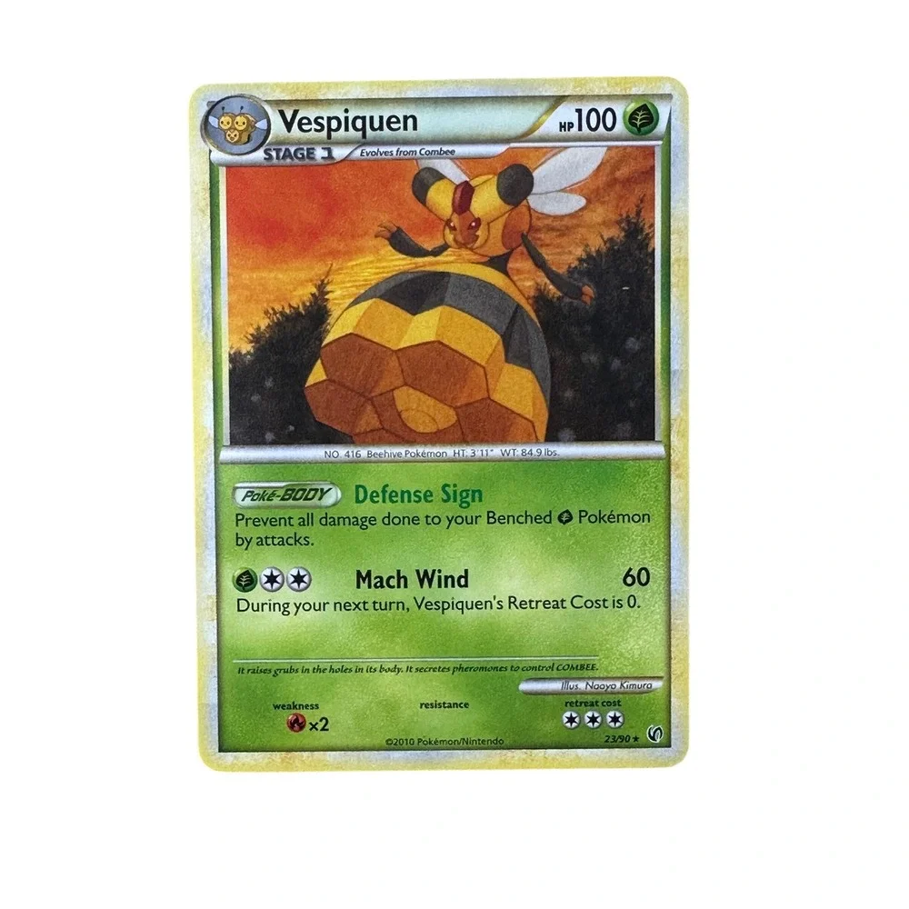Vespiquen Pokemon Card 23/90 HGSS Undaunted‎ 2010 Collectible Card Game